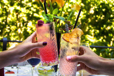 Toasting on the Terrace at Hotel Majestic Roma