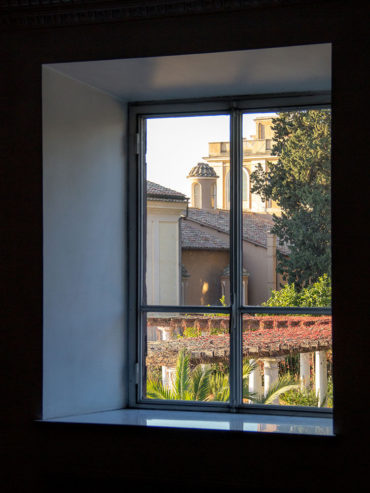 Window view from Hotel Majestic Roma