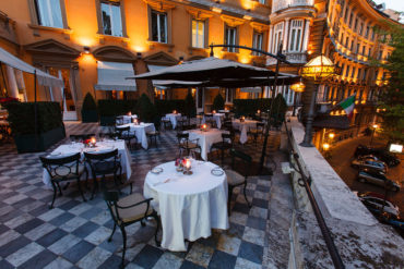 Via Veneto Terrace at Night