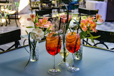 Cool cocktails on the Terrace at Hotel Majestic Roma