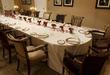 Dinner table in Vivaldi function room